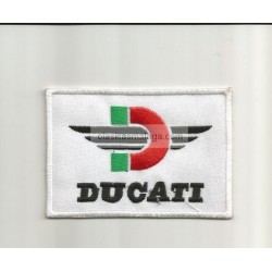 Parche bordado Ducati rectangular