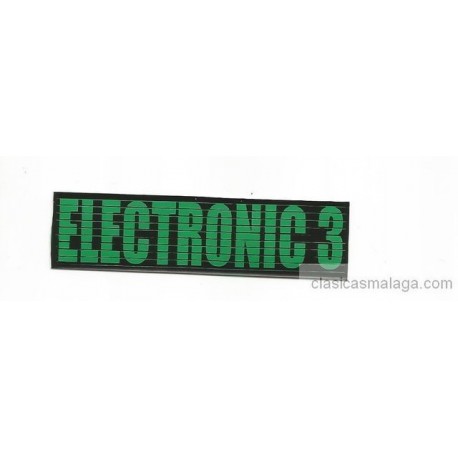 Adhesivo vinilo  electronic 3 verde